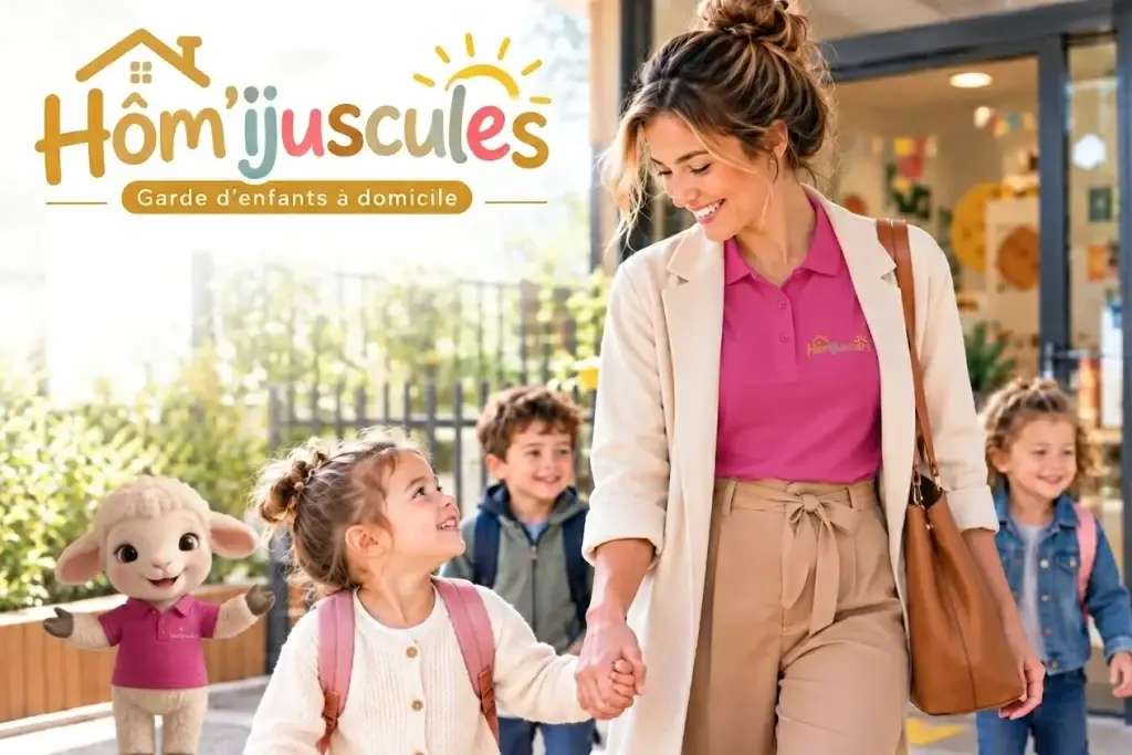 Services Hom'ijuscules garde d'enfants à domicile Valenciennes - sortie d'école et accompagnement